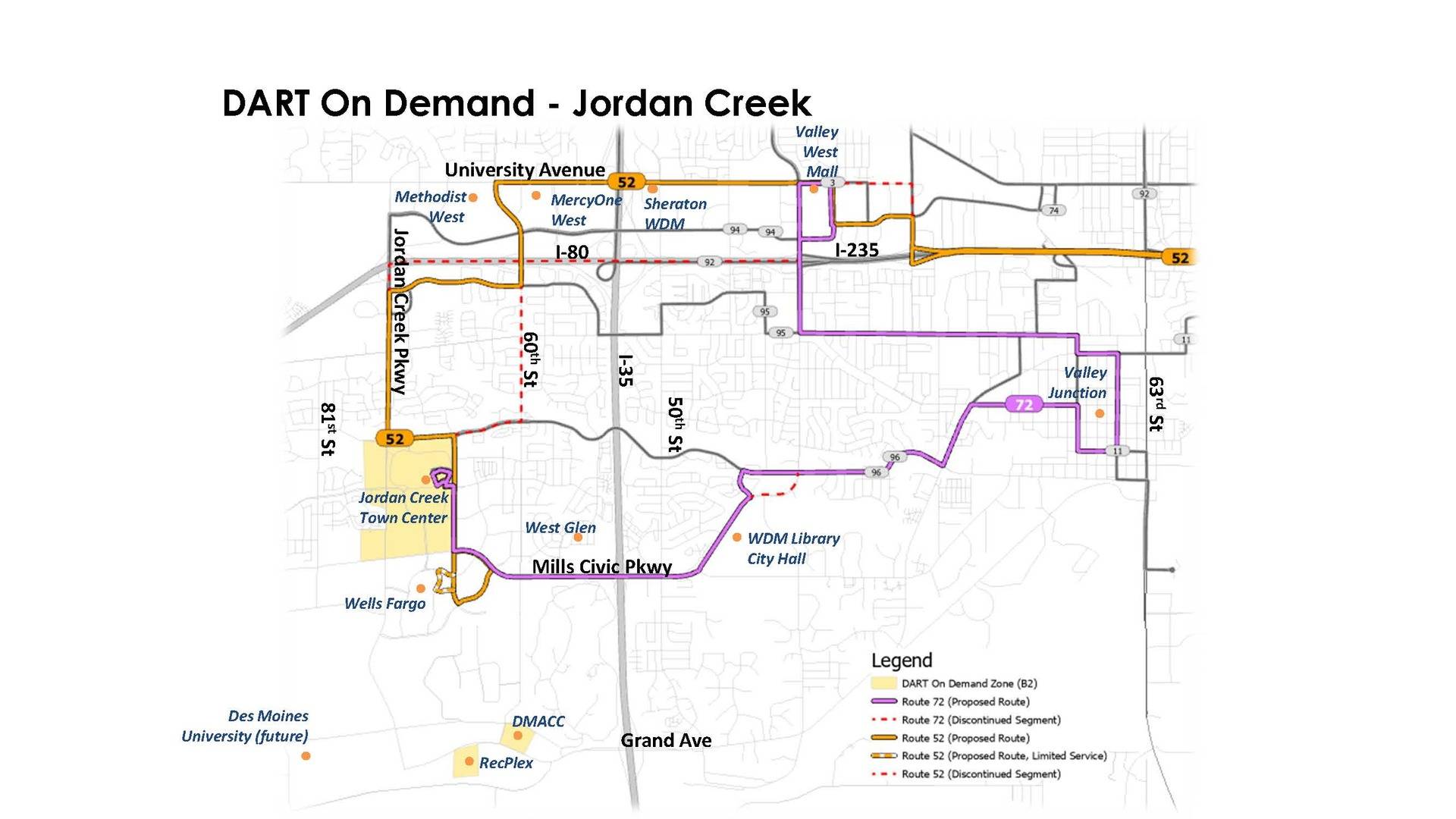 Major DART service changes proposed for summer 2023 DART Des Moines